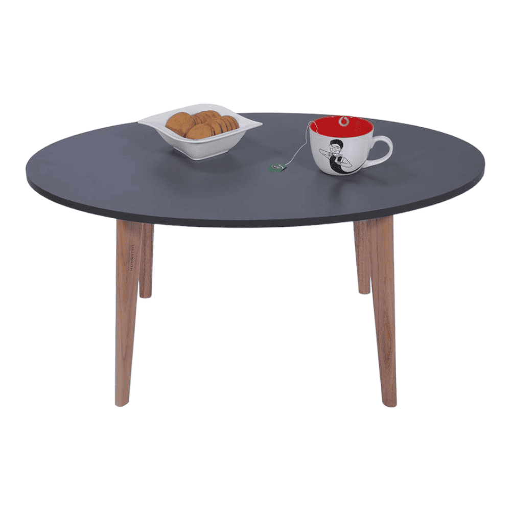 Kelly Oval Engineered Wood Coffee Table In Matte Finish