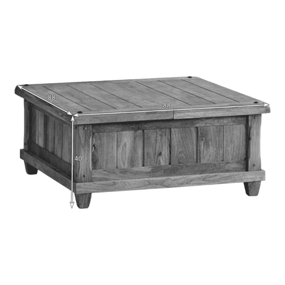 Coffee Table Sliding Top With Storage