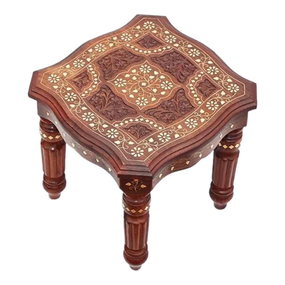 Shilpi Handicrafts Folding Coffee Table - Brown