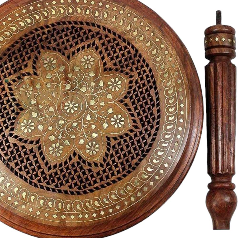 Shilpi Handicrafts Folding Coffee Table - Brown