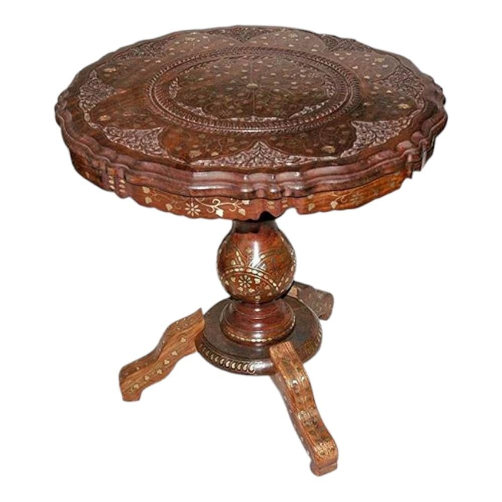 Shilpi Handicrafts Folding Coffee Table - Brown