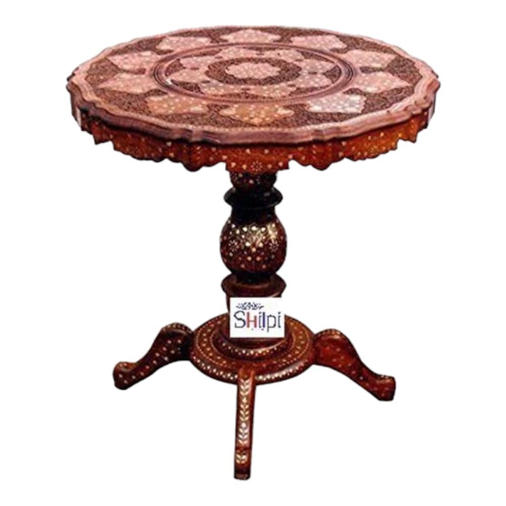 Shilpi Handicrafts Folding Coffee Table - Brown - Nshctbl09