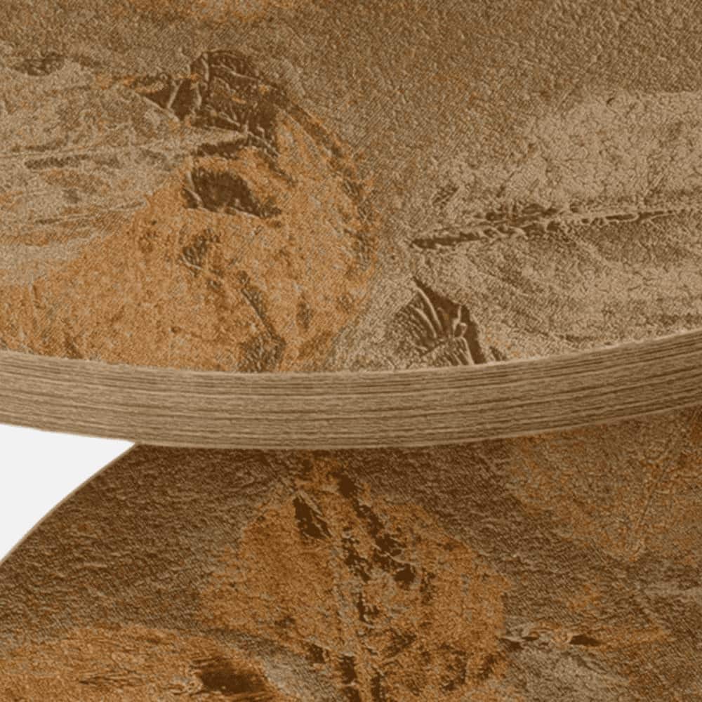 Mirage Round Oblique Nesting Tables, Side Tables, Wooden Tables, Living Room Decor