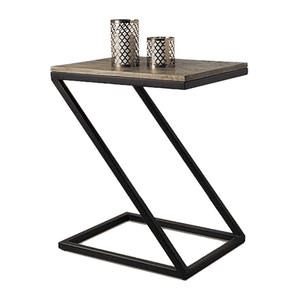 Zeed End Table Black Frame