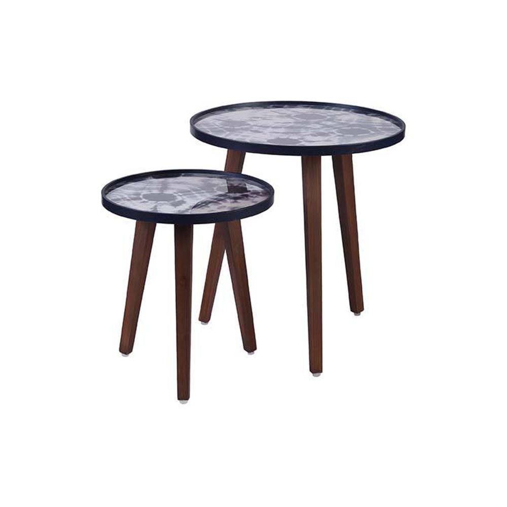 Shibori Nested Table - Set of 2