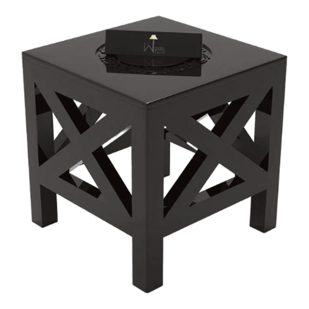 Handcrafted Wooden Square End Table