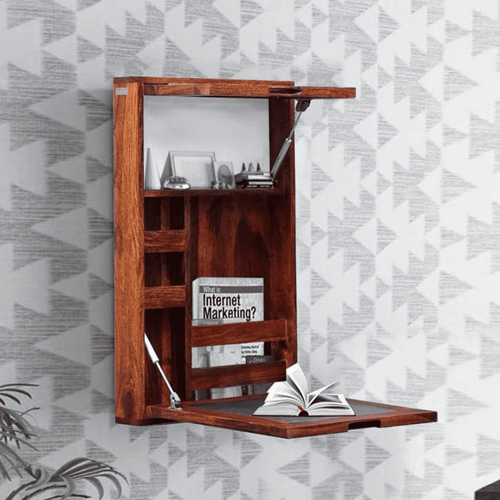 Wall mount writing table