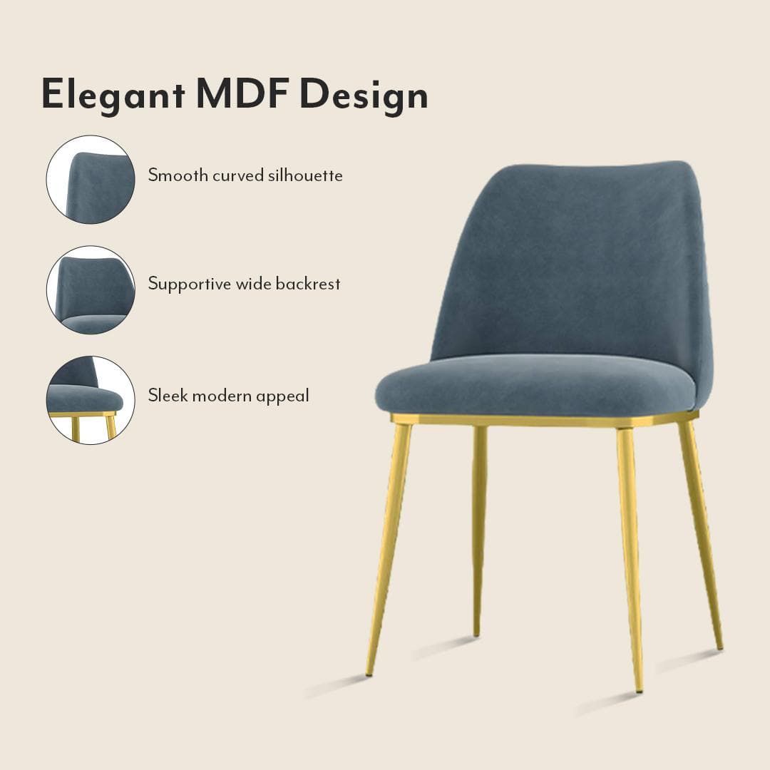 Gabriele Onyx 6 Seater Pedestal Dining Table With Set Of 6 Olivia Dining Chairs