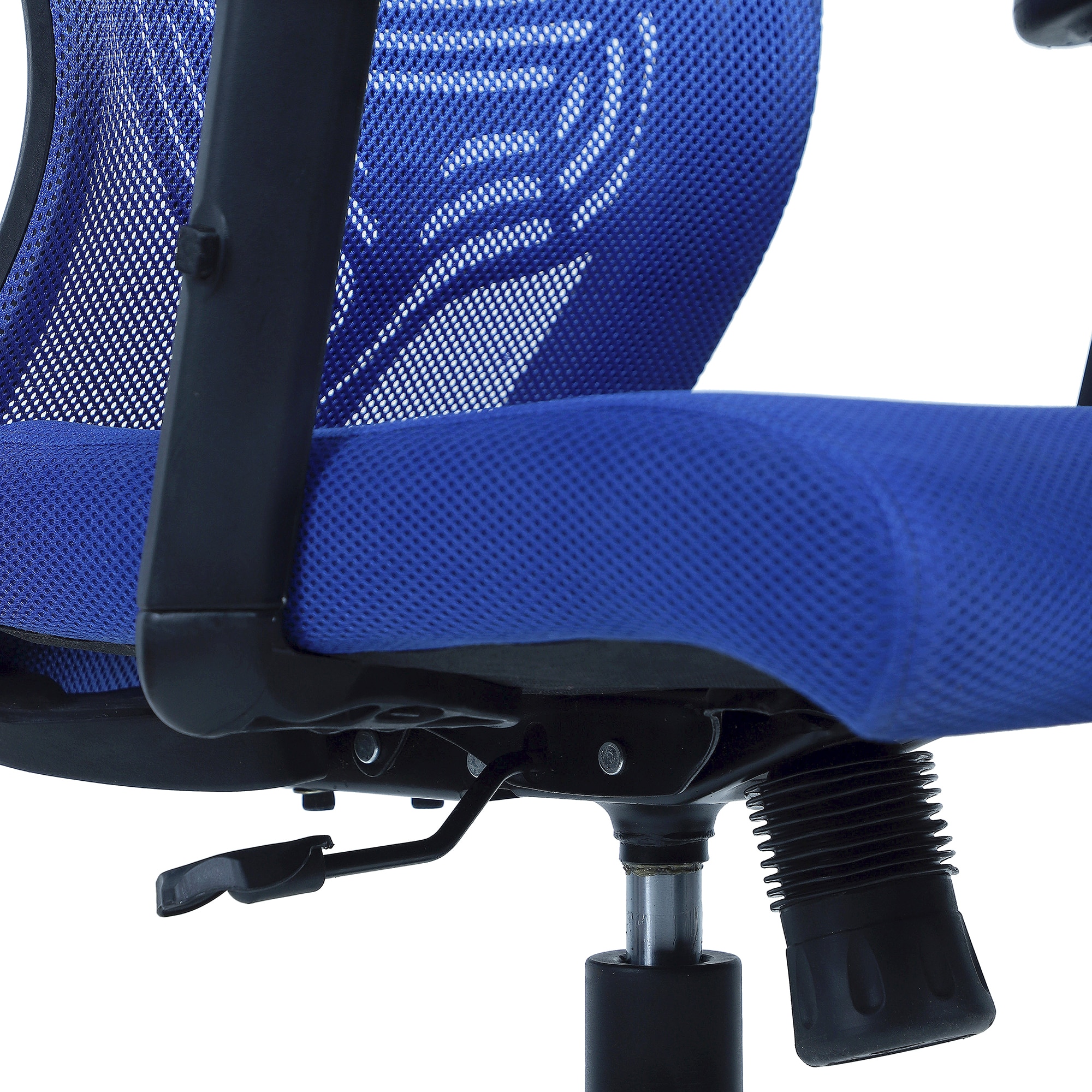Ebeaony Mid Back Ergonomic Chair in Blue Colour