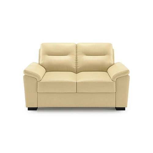 Adelaide 2 Seater Leatherette Sofa in Cream Colour