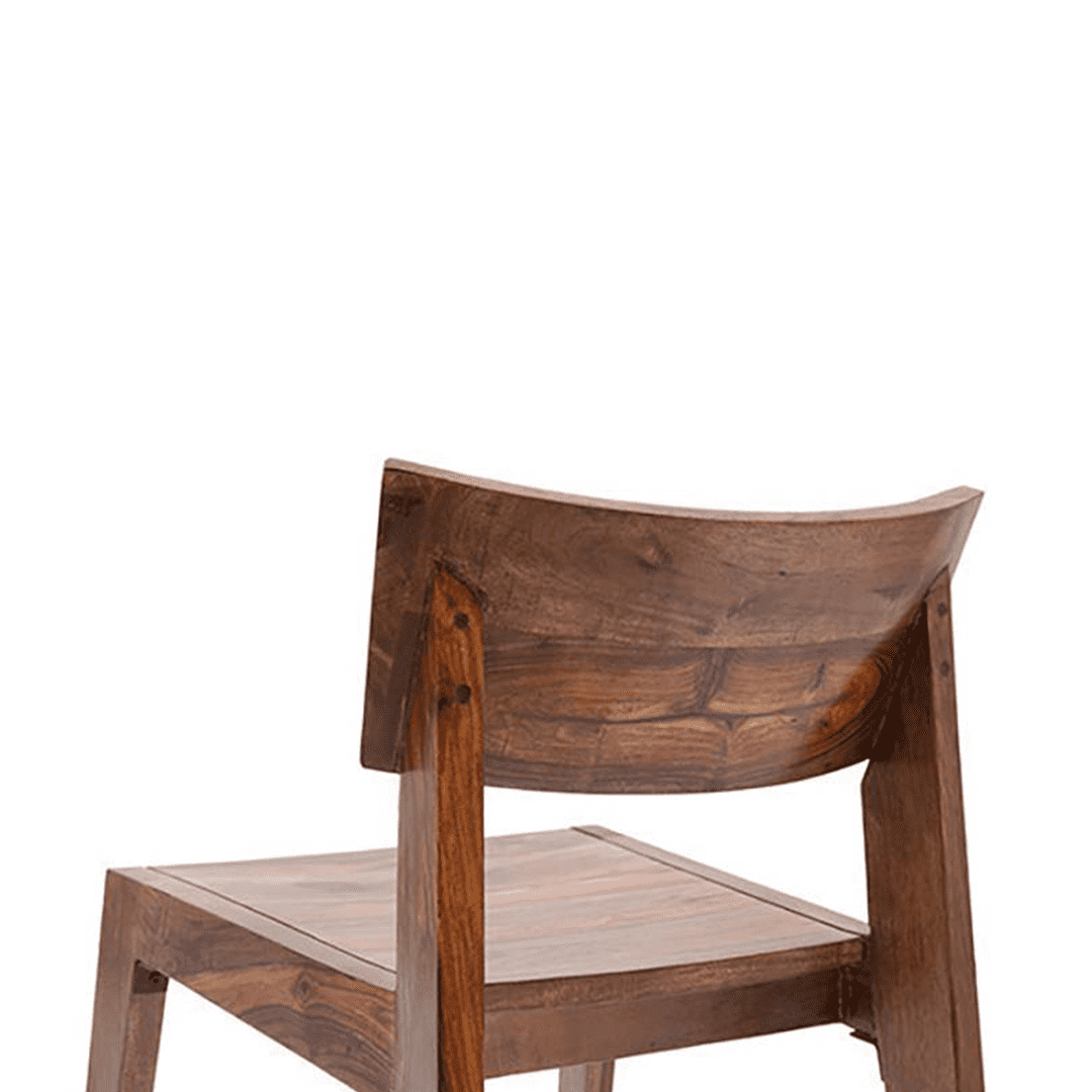 Gordon Solid Wood Dining Chair in Teak Finish