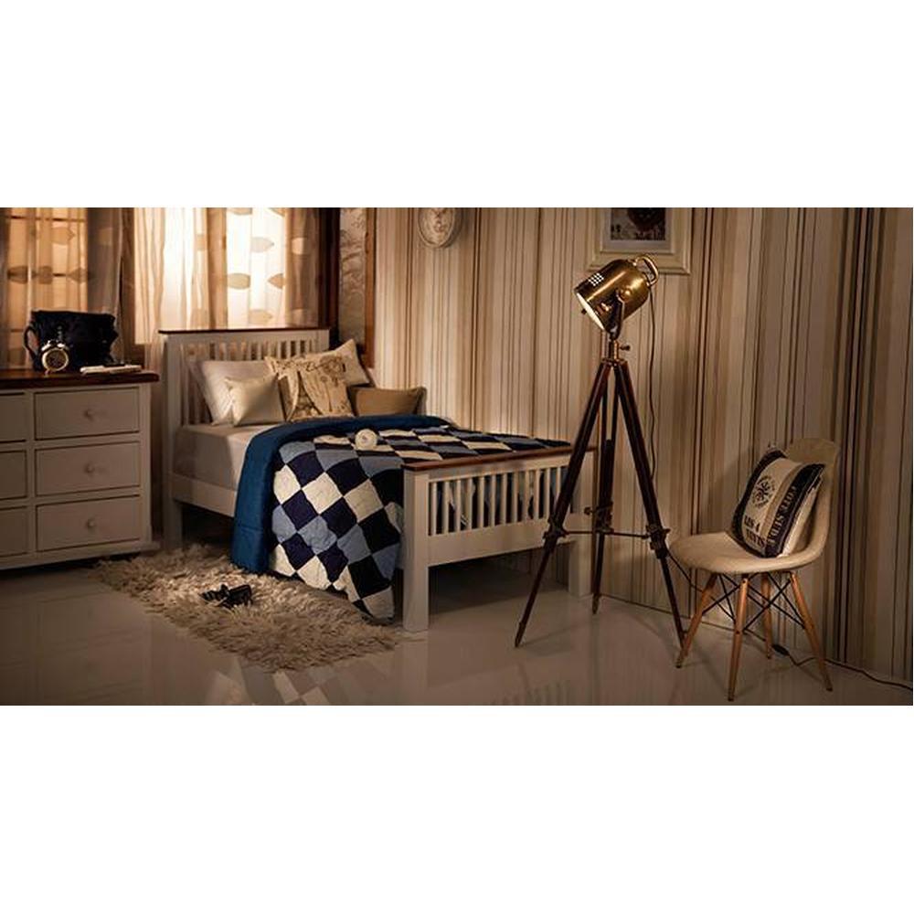 Endeavour Tripod Floor Lamp Finish Antique brass