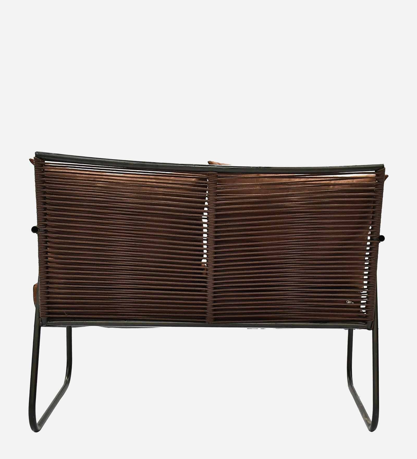 Bardelona 2+1+1 Seater Rope Sofa Set in Brown Finish