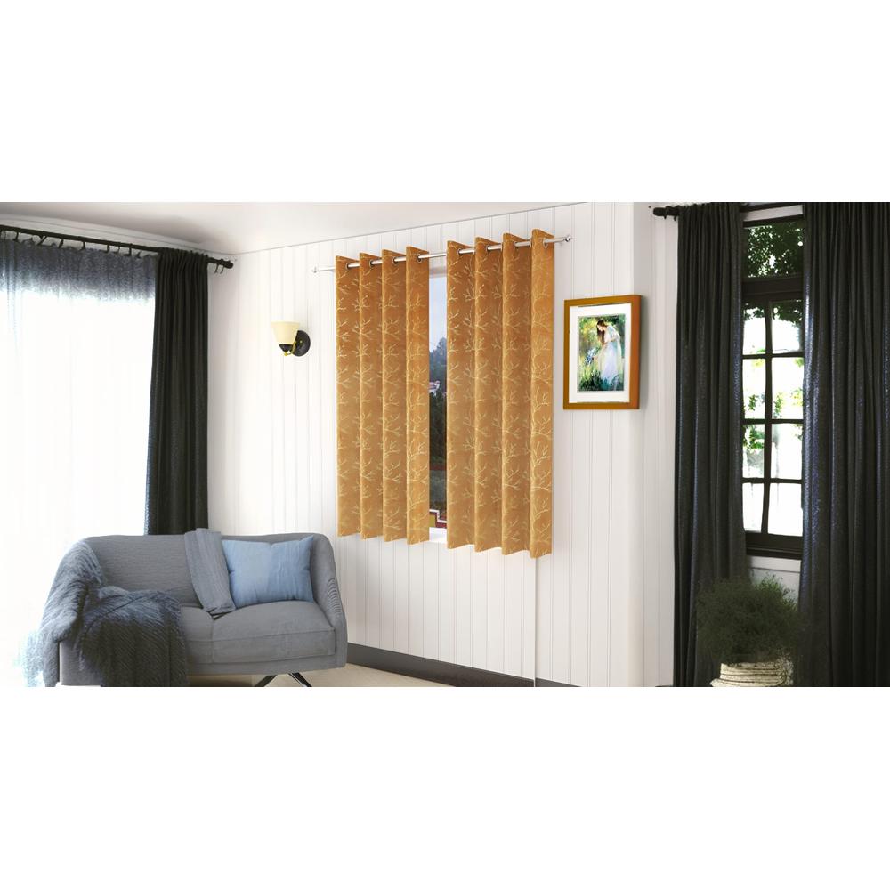 Dry Pack of 2 Blackout Door Curtain