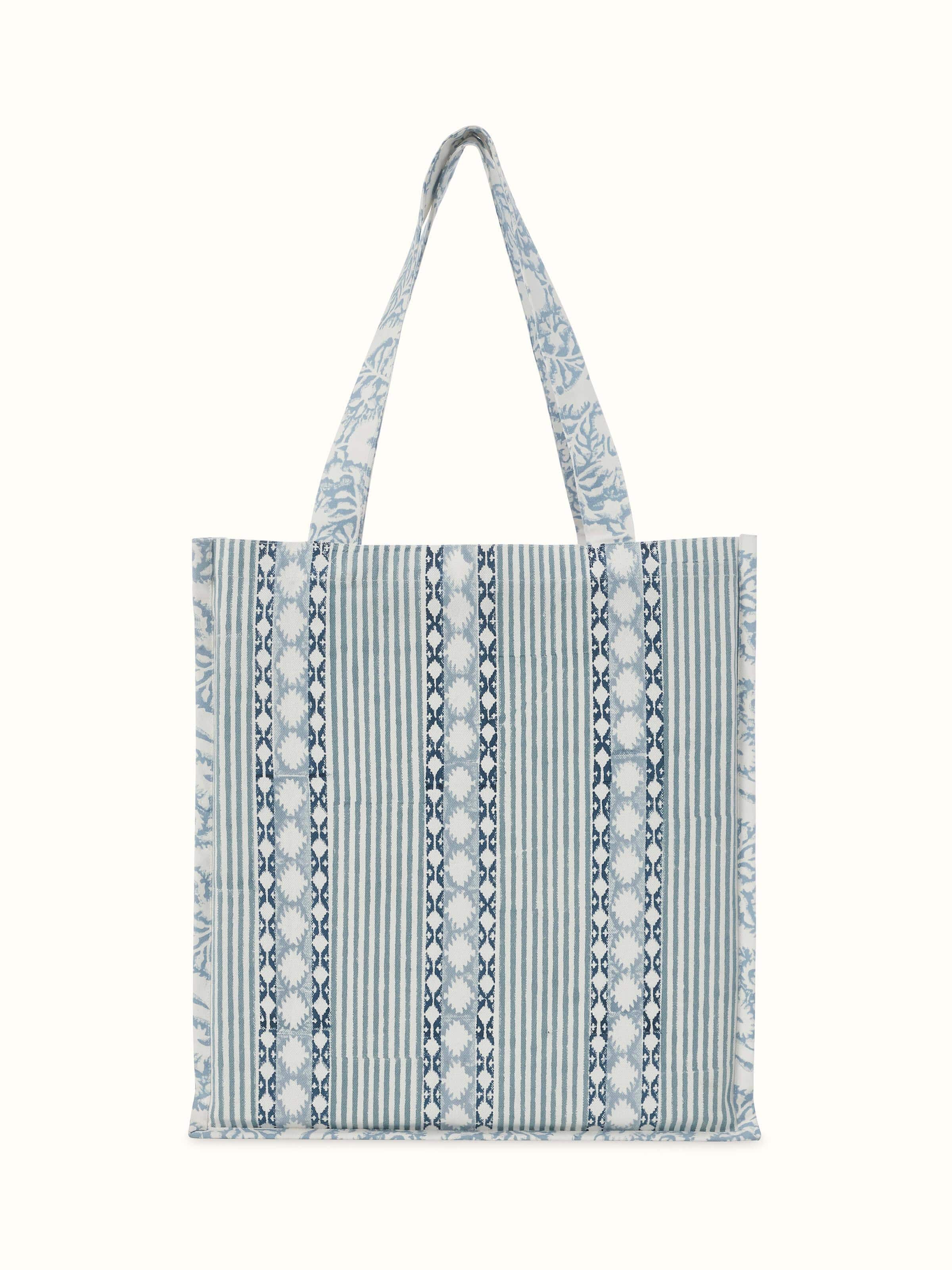 Canvas Hand Block Printed Handbag