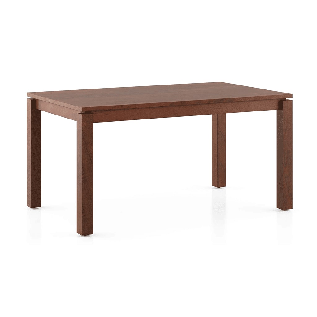 Atlas Solid Wood 6 Seater Compact Dining Table In Honey Finish