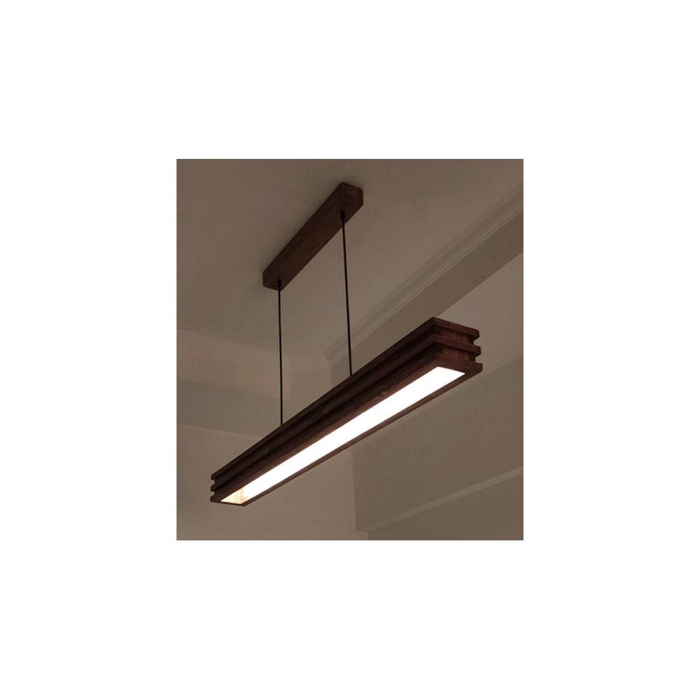 Artline 36 Brown Solid Wood Single Hanging Light
