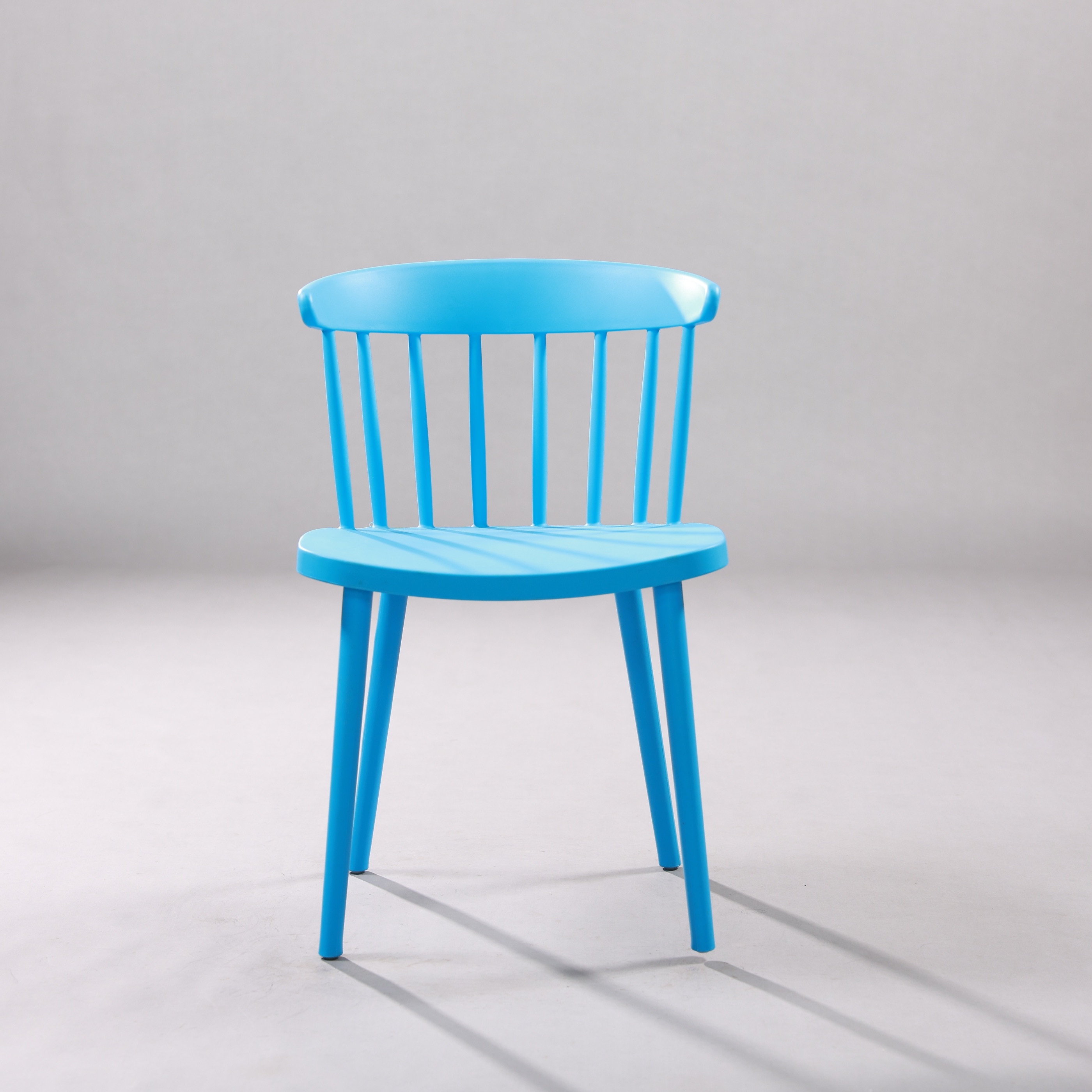 Kepler Brooks Aura Cafeteria Dining Chair in Blue Colour - Kepler Brooks
