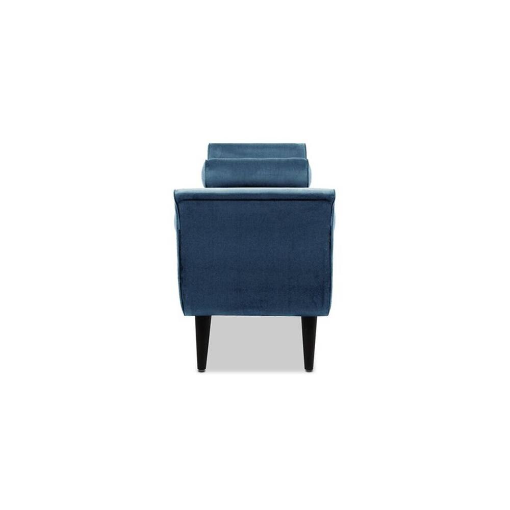 Foten 2 Ottoman with Storage Color in Navy Blue