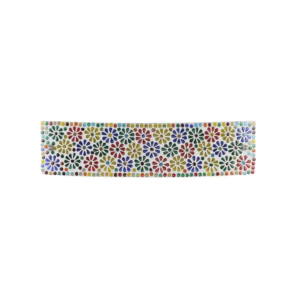 Jeffrey Multicolour Glass Wall Light