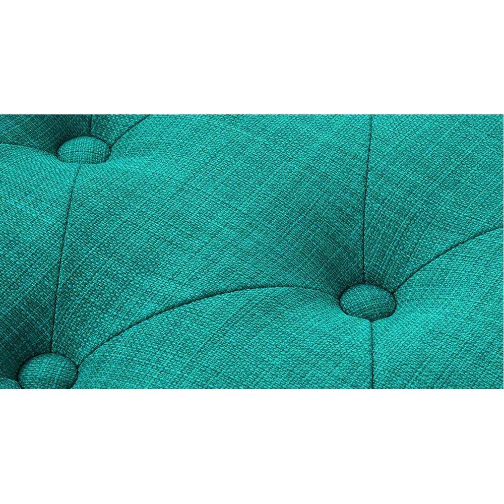 Replon 2 Ottoman with Storage Color in Tourquise