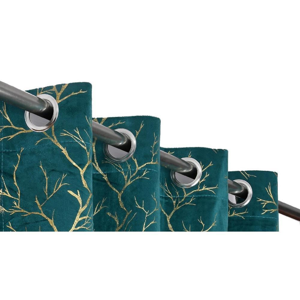 Dry Pack of 2 Blackout Long Door Curtain