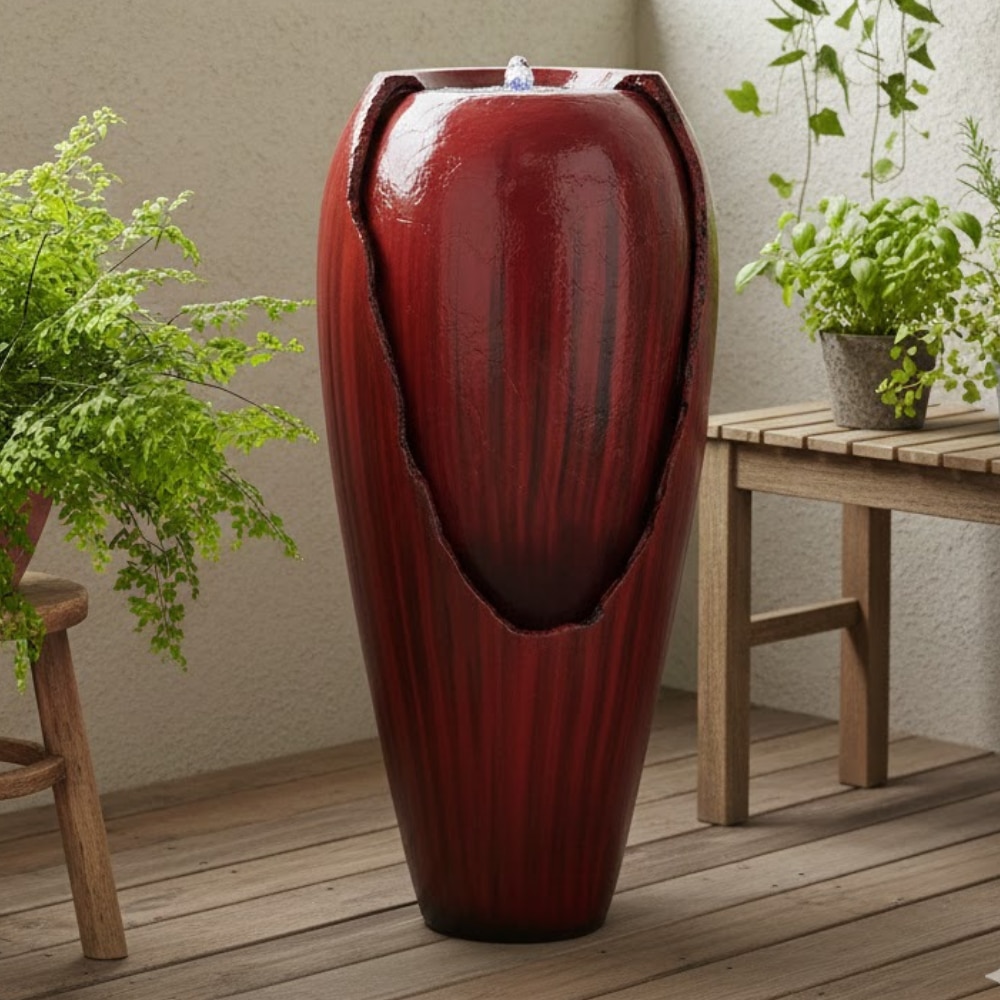 Jar Water Fountain For Indoor And Outdoor