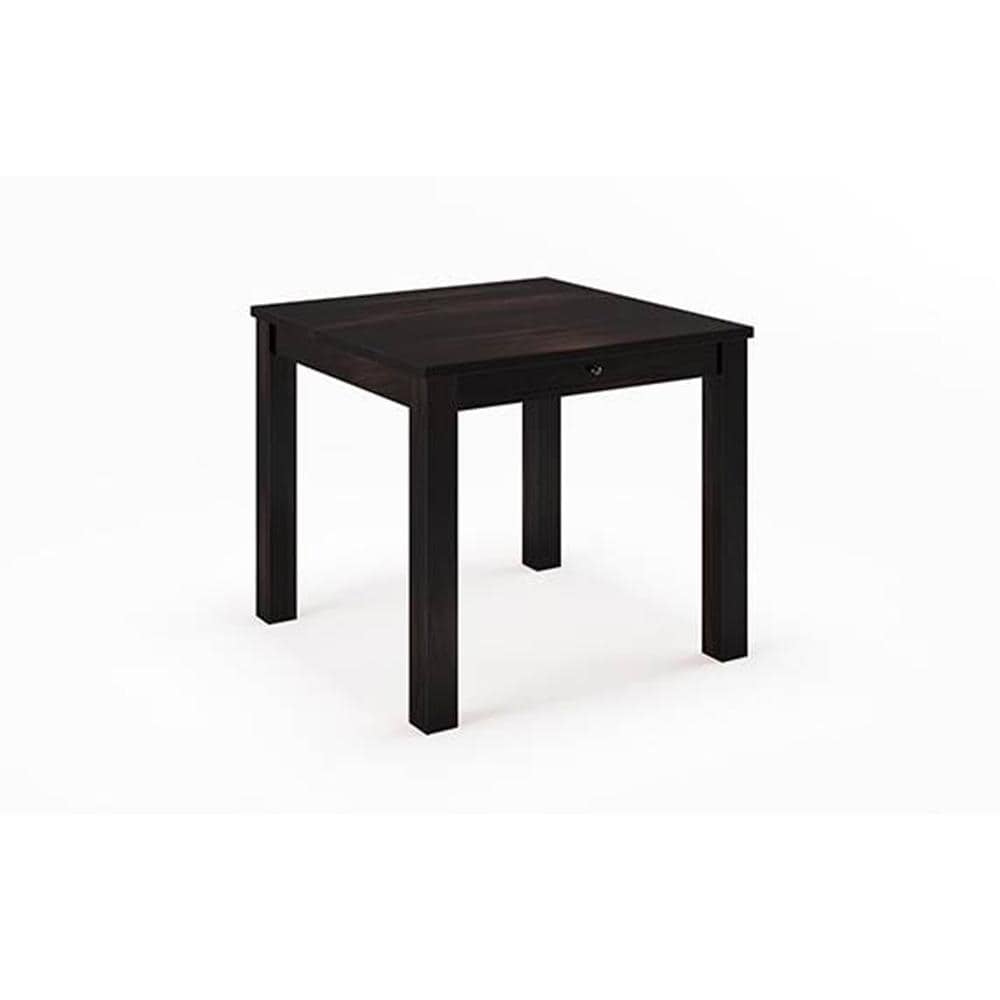 Arabia - Oribi 4 Seater Storage Dining Table Set (Colour- Burnt Orange , Finish- Mahogany)