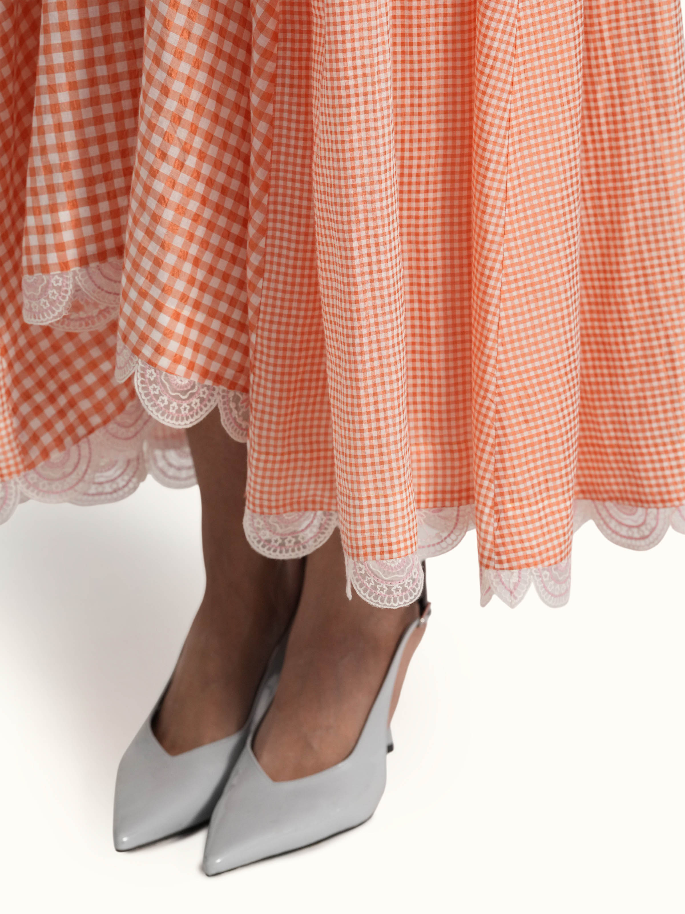 Pink Cotton Silk Handloom Dress