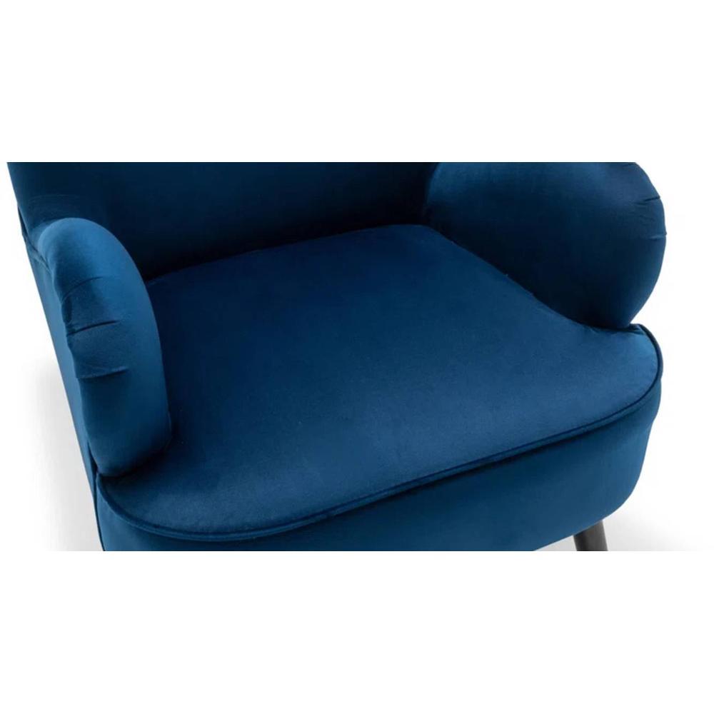 Epperly Chair With Ottoman Blue
