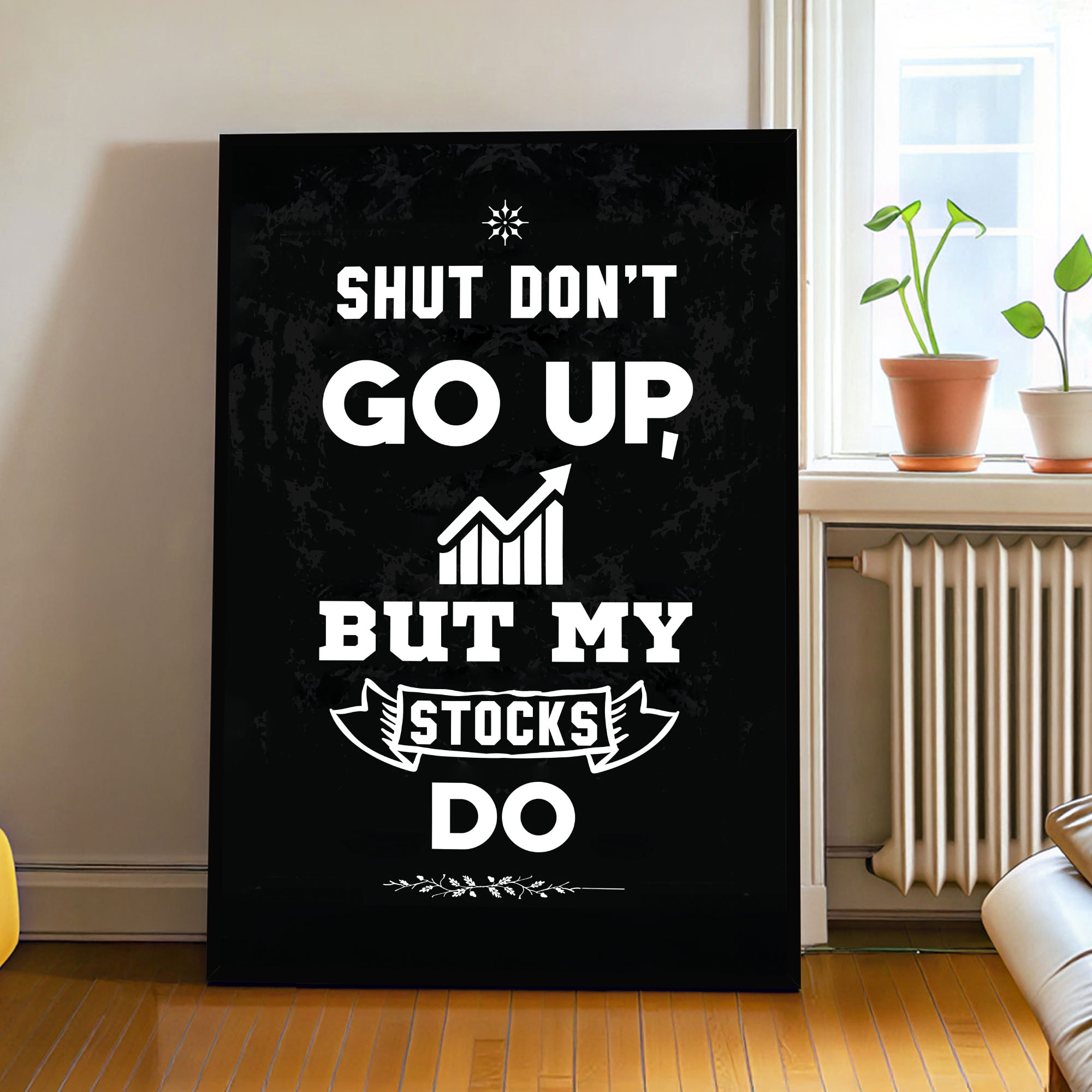 The Castle Decor Funny Trading Quote Wall Art Framed Painting 20x30 Inch-image-8