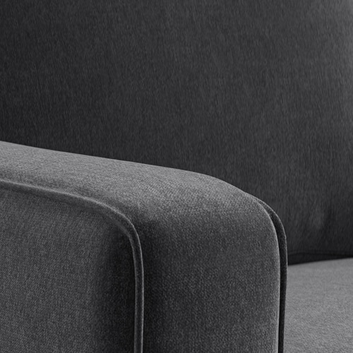 Apollo Sofa Set (Colour : Pebble Grey, Cushion : Soft, Back Type : High Back, Seater : 2+1+1)