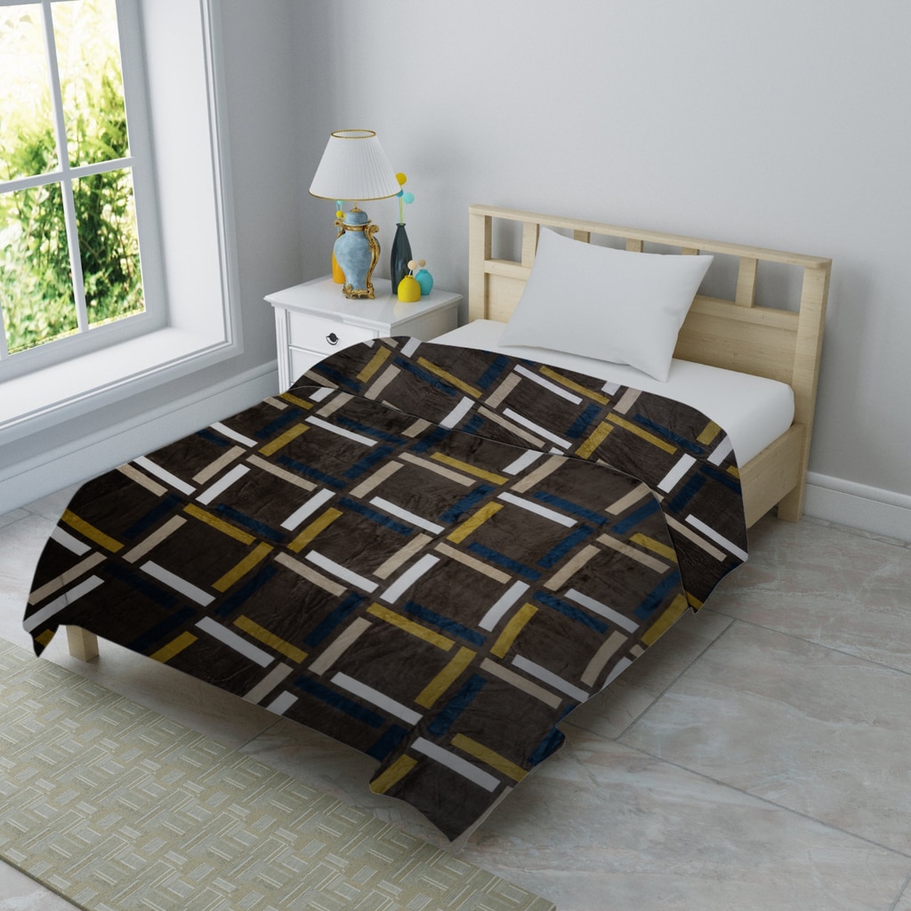 Threads Silky Touch Premium Super Soft Cozy  Single Bed Blanket 220 X 160 Cms - Threads
