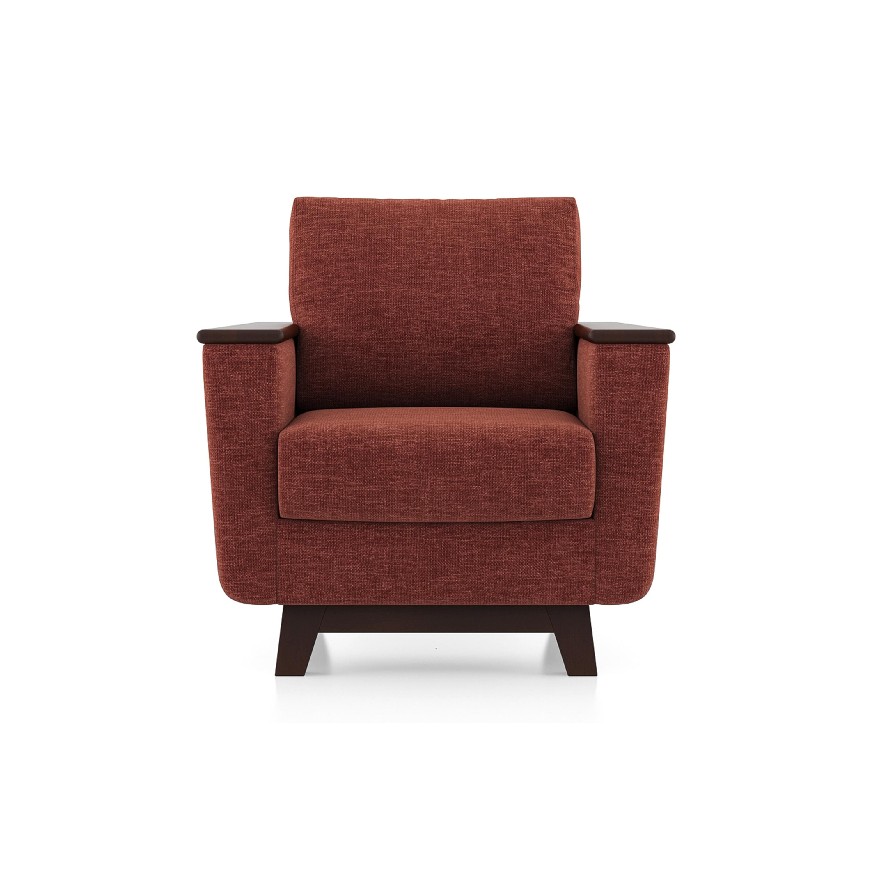 Corby Sofa Set (Colour : Dark Coral , Seater : 2+1+1)