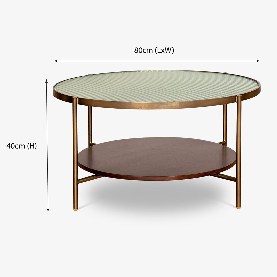 Mira Gold Coffee Table