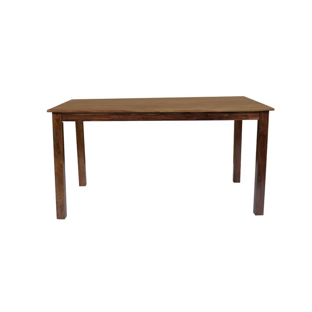 mishel solid wood  6 seater Dining table in  Provincial Teak