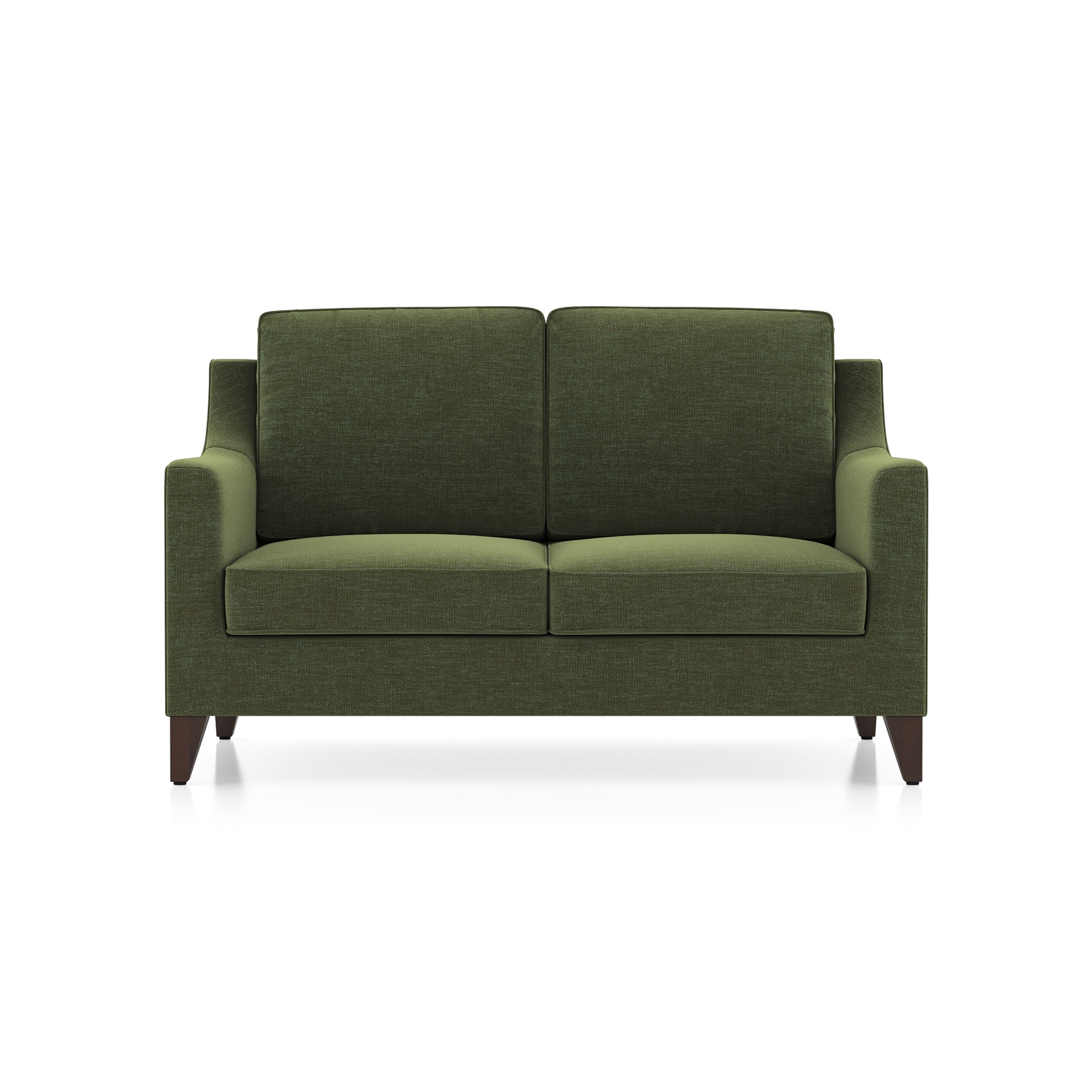 Abbey Sofa (Colour : Moss Green, Cushion : Soft, Seating Capacity : 2 Seater)