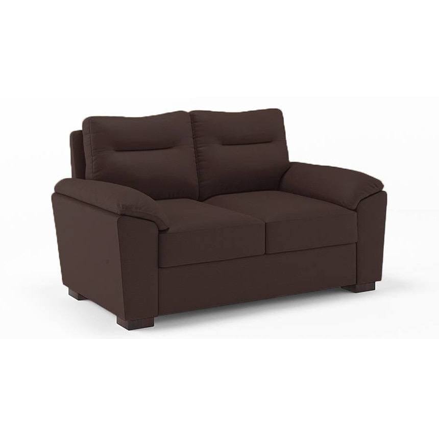Adelaide 2 Seater Leather Sofa in Chocolate Colour