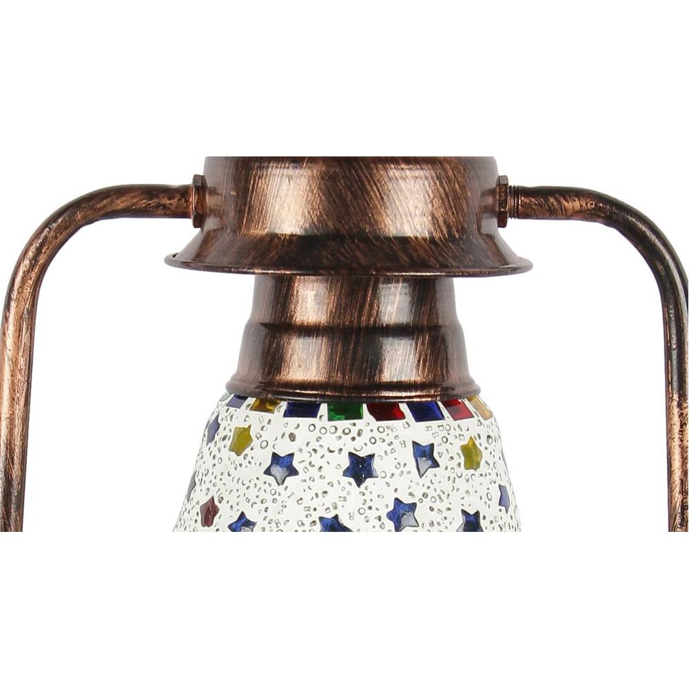 Isla Multicolor Metal Wall Mounted Lantern Lamp
