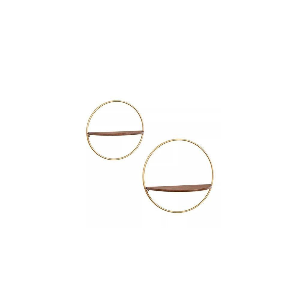 WOODENMOOD Round Wall Rack