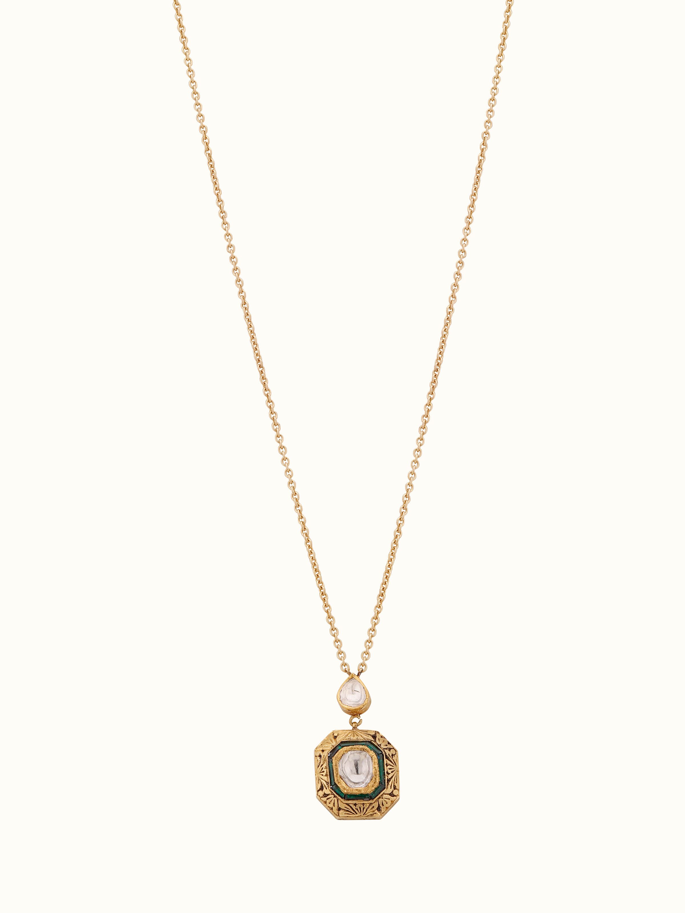 Partash 18 Karat Gold Pendant & Chain