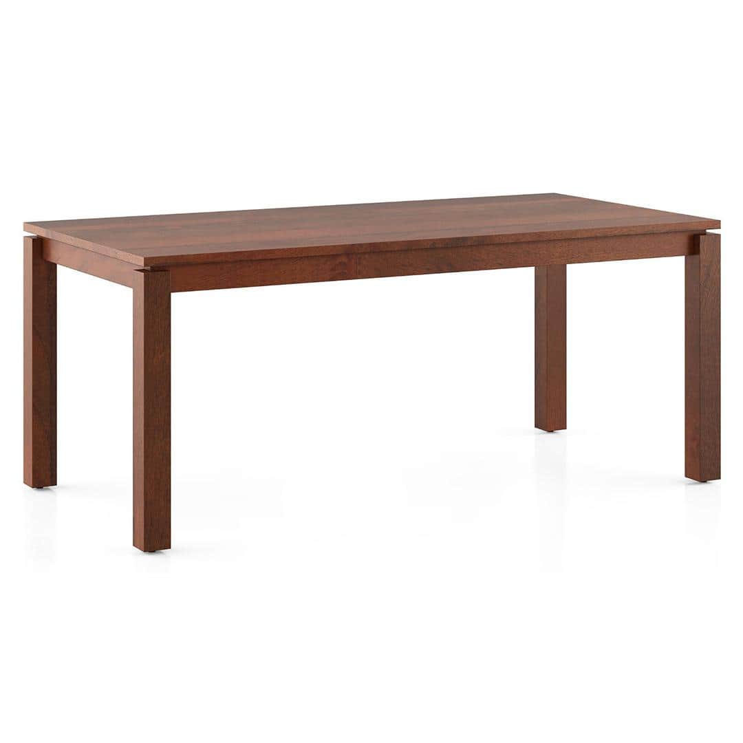 Atlas Solid Wood 6 Seater Dining Table In with 6 Meryl Lounge Chair