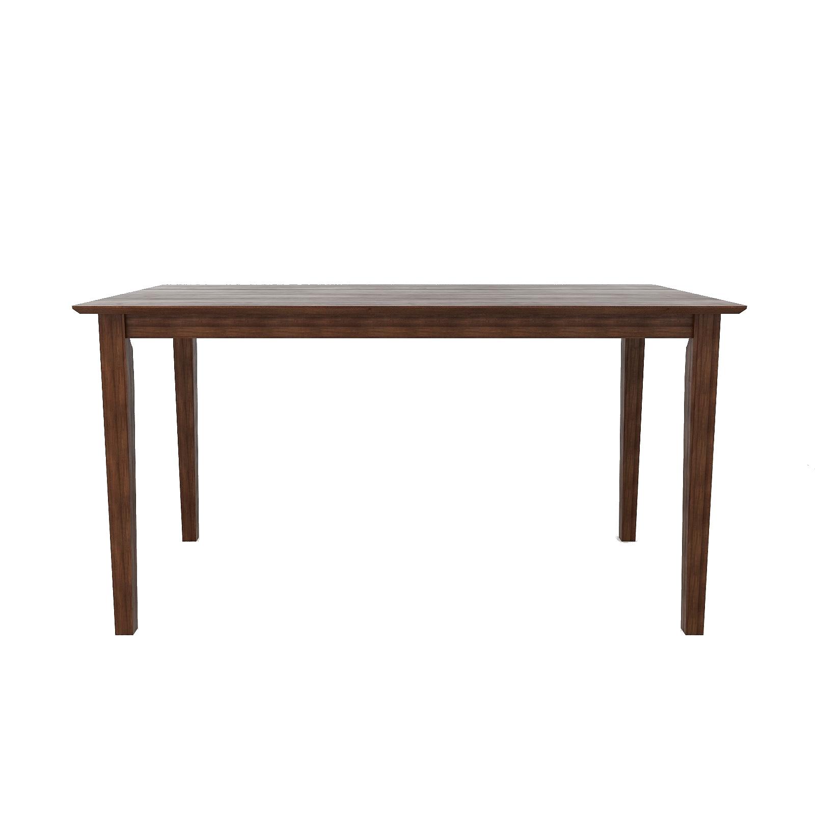 Monterey 6 Seater Dining Set with 6 Chairs (Rubberwood, Dark Cappuccino Finish)