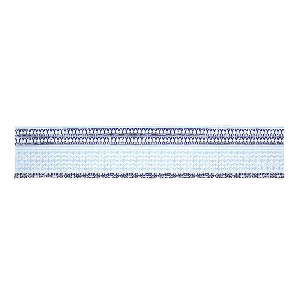 House This Blue Abstract Runner