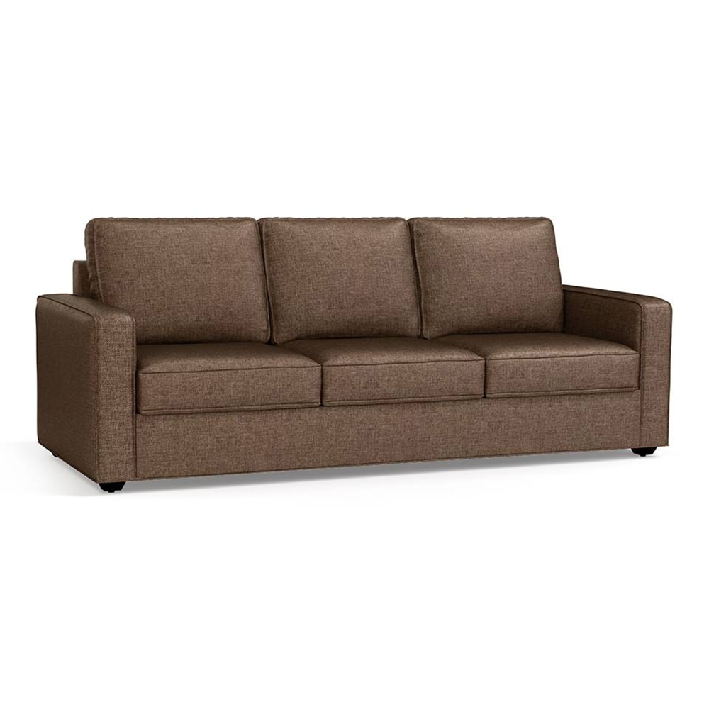 Apollo Sofa Set (Colour : Mocha, Cushion : Soft, Back Type : Regular, Seater : 3+1+1)