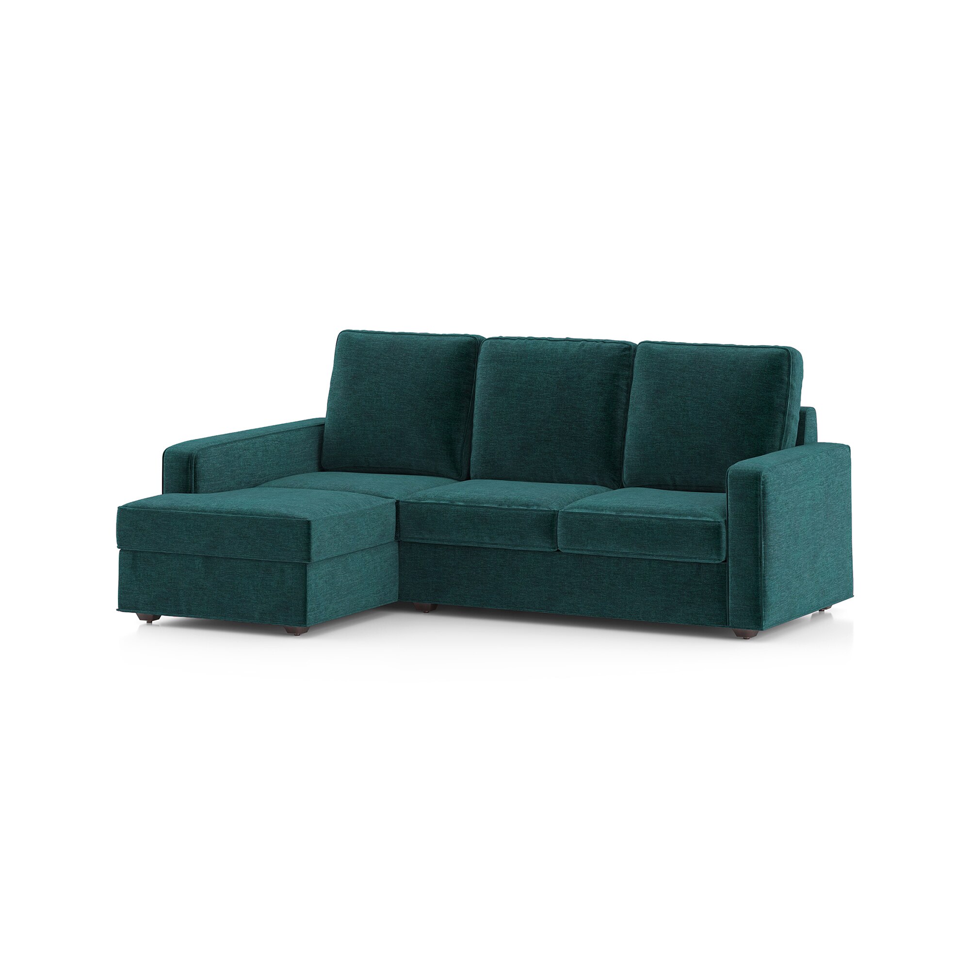 Apollo Compact Sofa (Colour : Malibu, Cushion : Soft, Back Type : High Back, Seating Capacity : Left Aligned 2 Seater + Left Aligned Chaise)