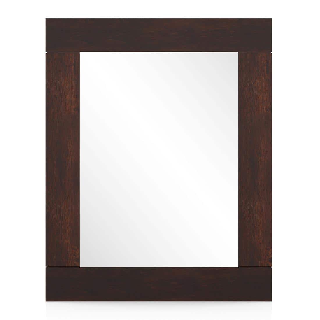 Venus Solid Wood Wall Mirror Frame in Mango Walnut Finish