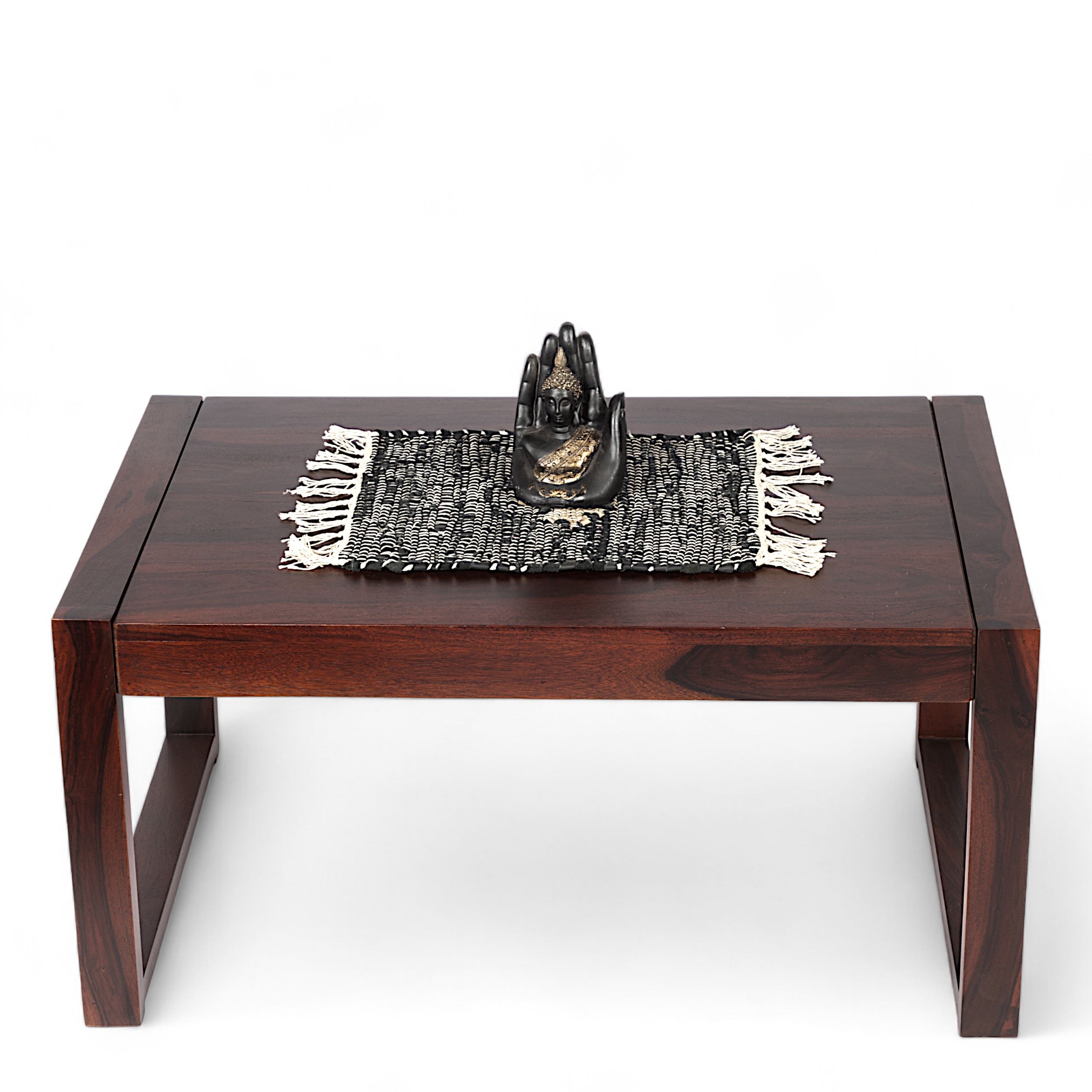 Hamstreet Sheesham Wood Coffee Table In Walnut Finish