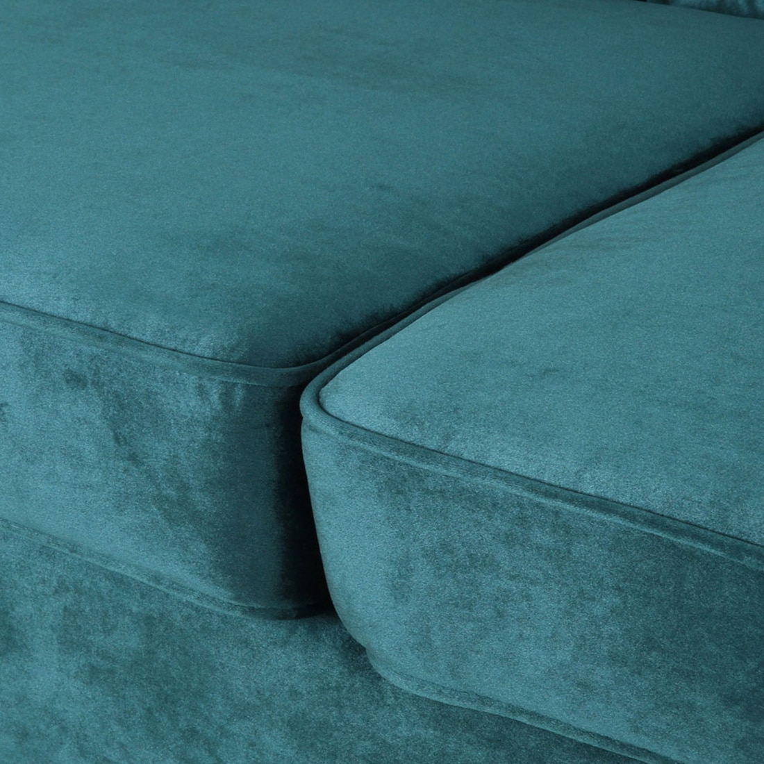 Elden Fabric Sofa (Teal Blue)