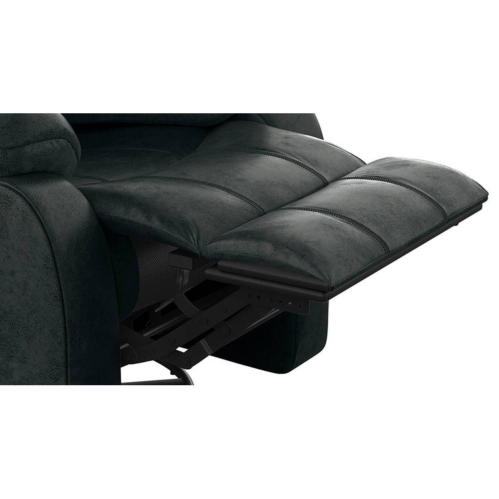 Avalon Leatherette One Seater Manual Recliner in Blue Colour